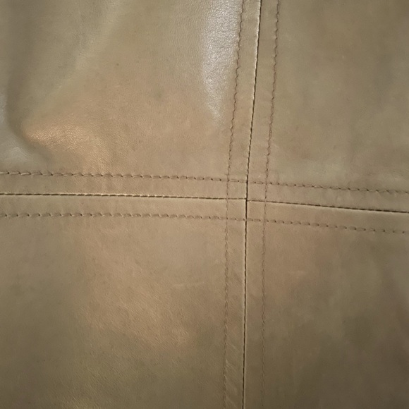 Talbots vintage💯 lamb skin leather skirt. Perfect condition! - Picture 10 of 11